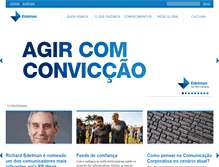 Tablet Screenshot of edelman.com.br