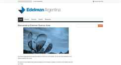 Desktop Screenshot of edelman.com.ar