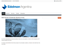 Tablet Screenshot of edelman.com.ar